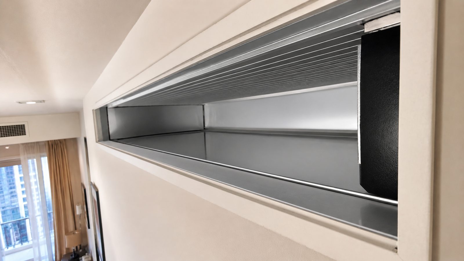 AC duct after cleaning